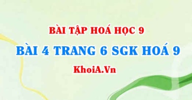 Bài 4 trang 6 SGK Hoá 9: Tính chất Hoá học của Oxit, phân loại Oxit